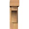 Ekena Millwork Westlake Block Smooth Bracket w/ Offset Brace, Western Red Cedar, 5 1/2"W x 18"D x 18"H BKT0604X18X18WTL05SWR - alternate 4